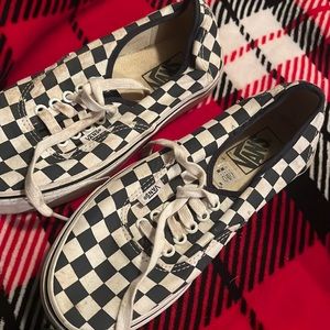 checkered vans
